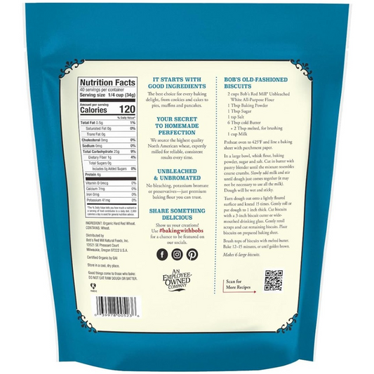 Bob's Red Mill's Organic All Purpose Flour