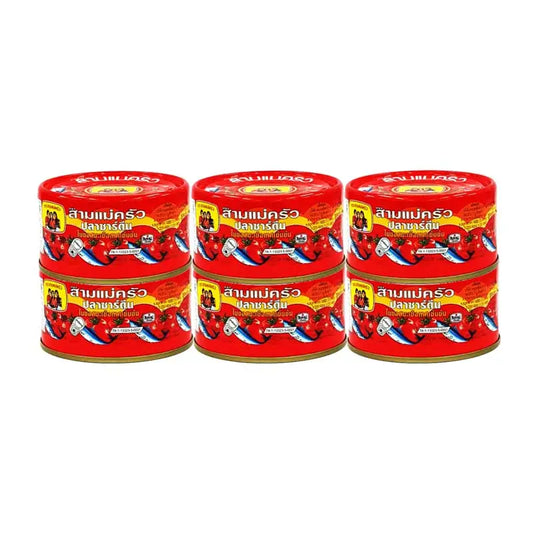 THREE LADY COOKS Sardines In Tomato Sauce 190g x6