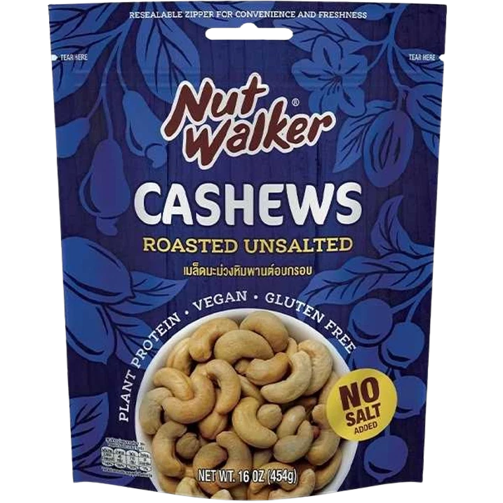Nut Walker Roasted Unsalted Cashew Nuts