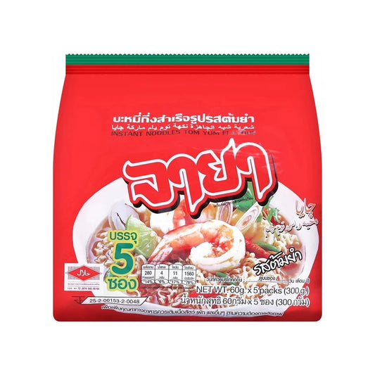 JAYA Noodles Packet Tom Yum Flavor Pack Of 5 Packets 60g