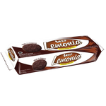 Lemonia Chocolate Biscuit, a confectionery snack with chocolate coating and biscuit layers, displayed on a white background.