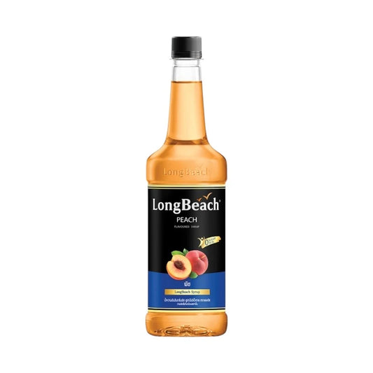 Longbeach Zero Calories Peach Syrup No Sugar/ No Calories/ 0 Kcal