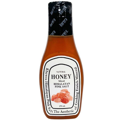 Khewra Thai Honey Mix Himalayanpink Salt Bottle