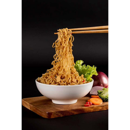 Domin Mie Fried Instant Noodles With Dumpling
