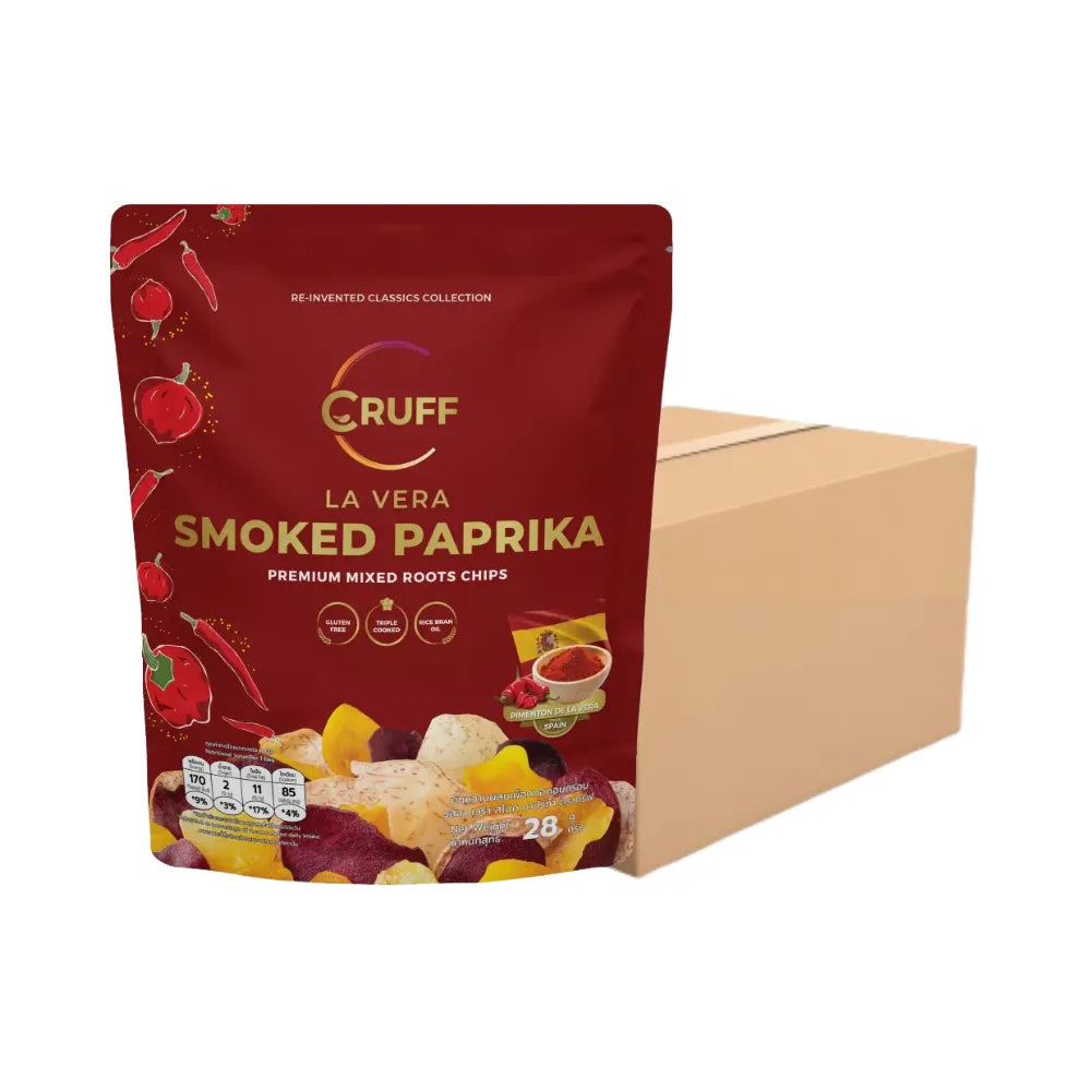 CRUFF Multi-colored Fried Crispy Potatoes Lavera Smoked Paprika