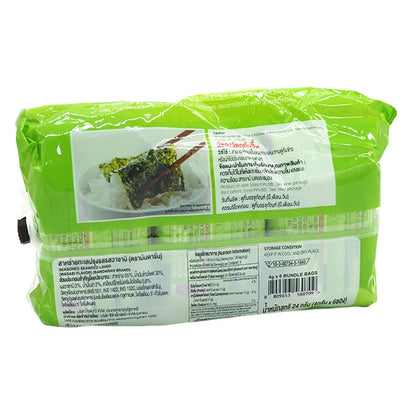 Bandaran Seasoned Seaweed Wasabi Flavor 4g