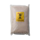 MOSHIO Premium Awajishima Seaweed Salt 1kg in a clear jar, made in Japan, ideal for fish, meat, and salads.
