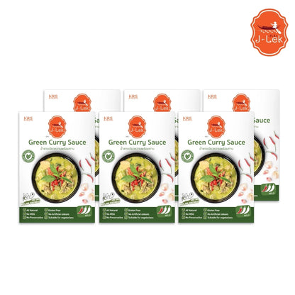 J-lek Jae Lek Ready-to-eat Green Curry Paste Packets 250g