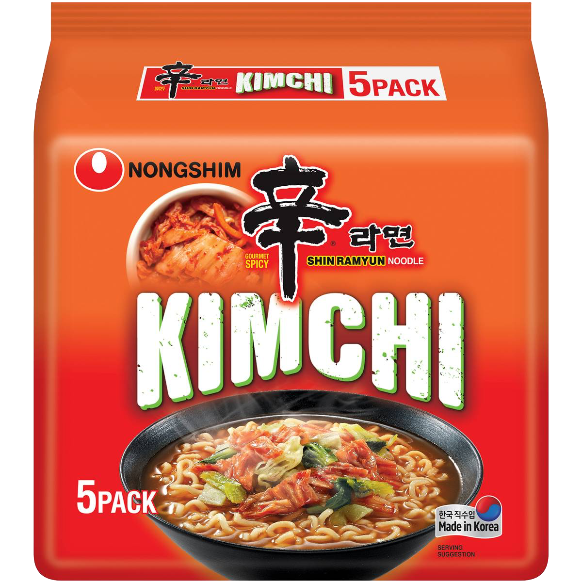 Nongshim Kimchi Shin Ramyun Noodle Soup