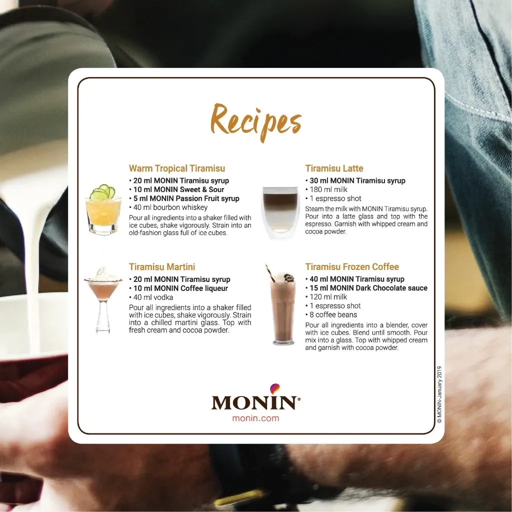 Monin Tiramisu Syrup 700ml