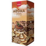 Aroma Tiramisu coffee drink capsule shown in its packaging, designed for brewing aromatic tiramisu-flavored coffee.