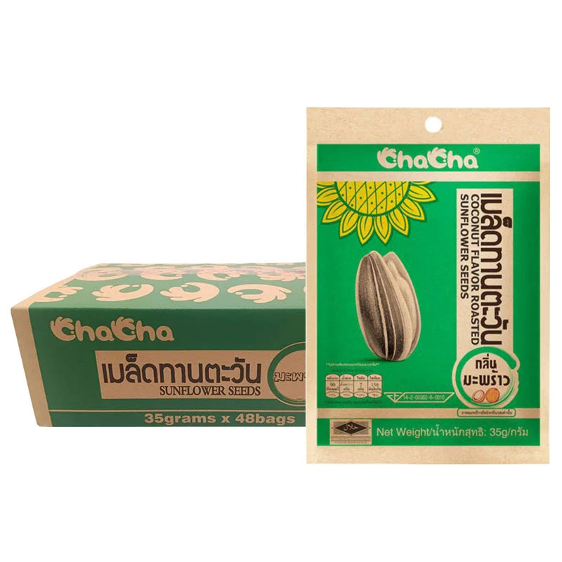 CHACHA Sunflower Seeds Coconut Flavor 35g x48