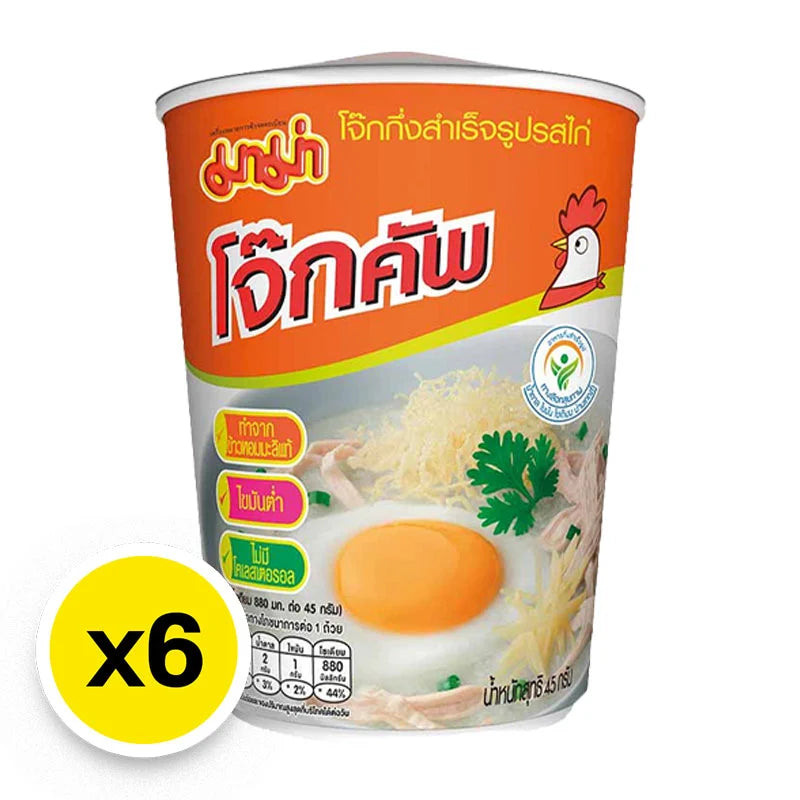 Mama Cup Jok Chicken 45g x6