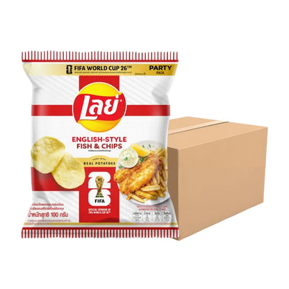 LAYS CLASSIC ENGLISH FISH N CHIPS 100g x14