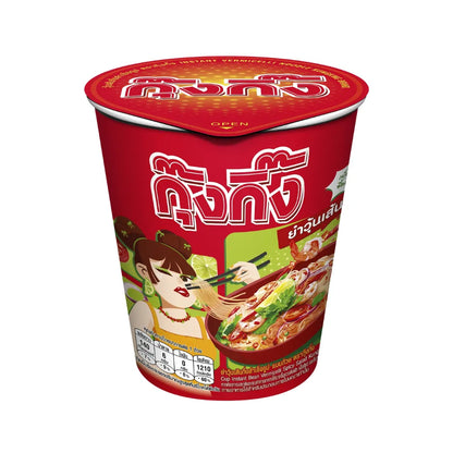 KUNGKING Instant Spicy Glass Noodle Salad Cup 52g x12