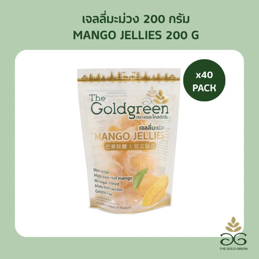 The Goldgreen Mango Jelly Jellies 200g