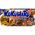 House Kokumaru Curry Hot grocery packet with vibrant packaging, featuring the curry spice blend in a colorful pouch.
