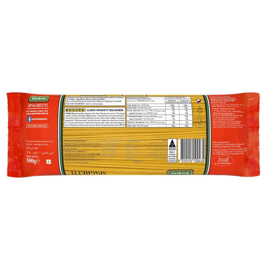 San Remo Spaghetti Pasta