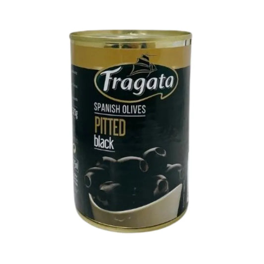FRAGATA Pitted Black Olives . Pitted Black Olives 400g