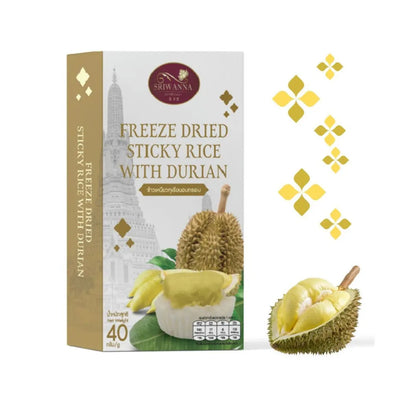 SRIWANNA Freeze DRIED STICKY RICE WITH DURIAN 40g