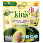 Kin's Nature Avocado Meringue, a light and airy confectionery snack with a green avocado flavor and crisp texture.