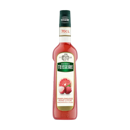 Mathieu Teisseire Pink Grapefruit & Lychee Syrup . (pink