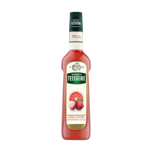 Mathieu Teisseire Pink Grapefruit & Lychee Syrup . (pink