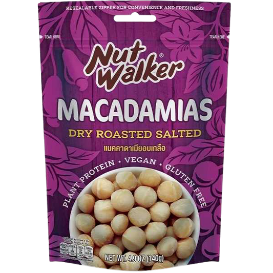 Nut Walker Dry Roasted Salted Macadamias