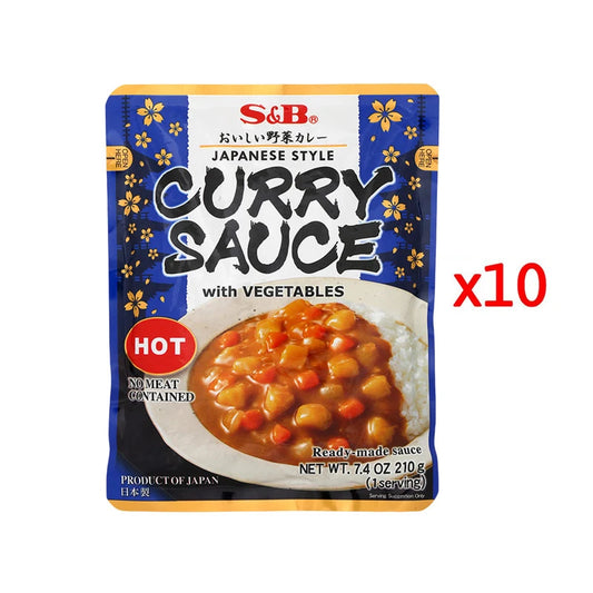 S & B Curry Sauce With Vegetable Ready Made Potatoes