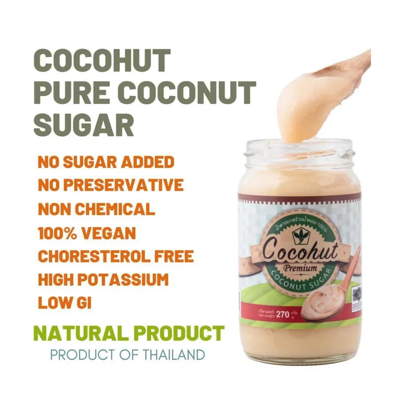 Cocohut Pure Coconut Flower Sugar 100% 270g