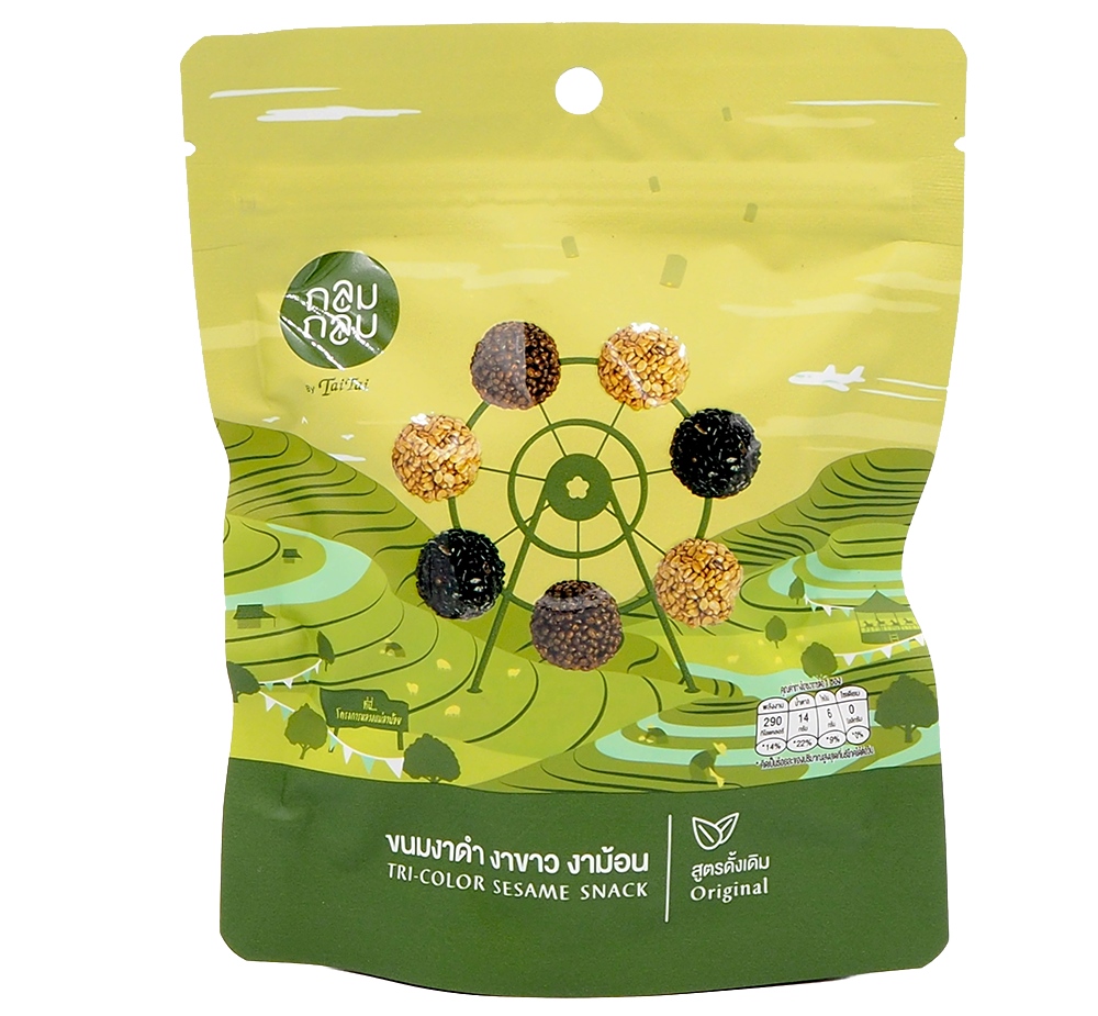 Tai Tai Tri Color Sesame Snack Mixed With Honey