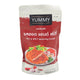 YUMMY Hot & Spicy Seasoning Powder in a 500g container, featuring vibrant red chili flakes and spice blend for flavorful dishes.