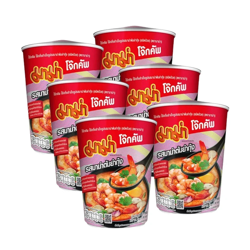 MAMA Joke Cup Tom Yum Kung Flavor Pack Of 6 Cups