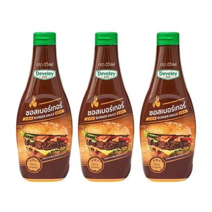 Develey Burger Sauce Pack Of 3 Bottles 370g