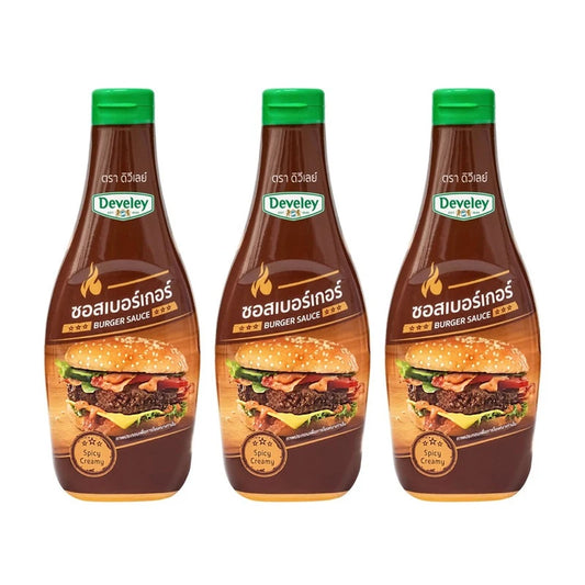 Develey Burger Sauce Pack Of 3 Bottles 370g
