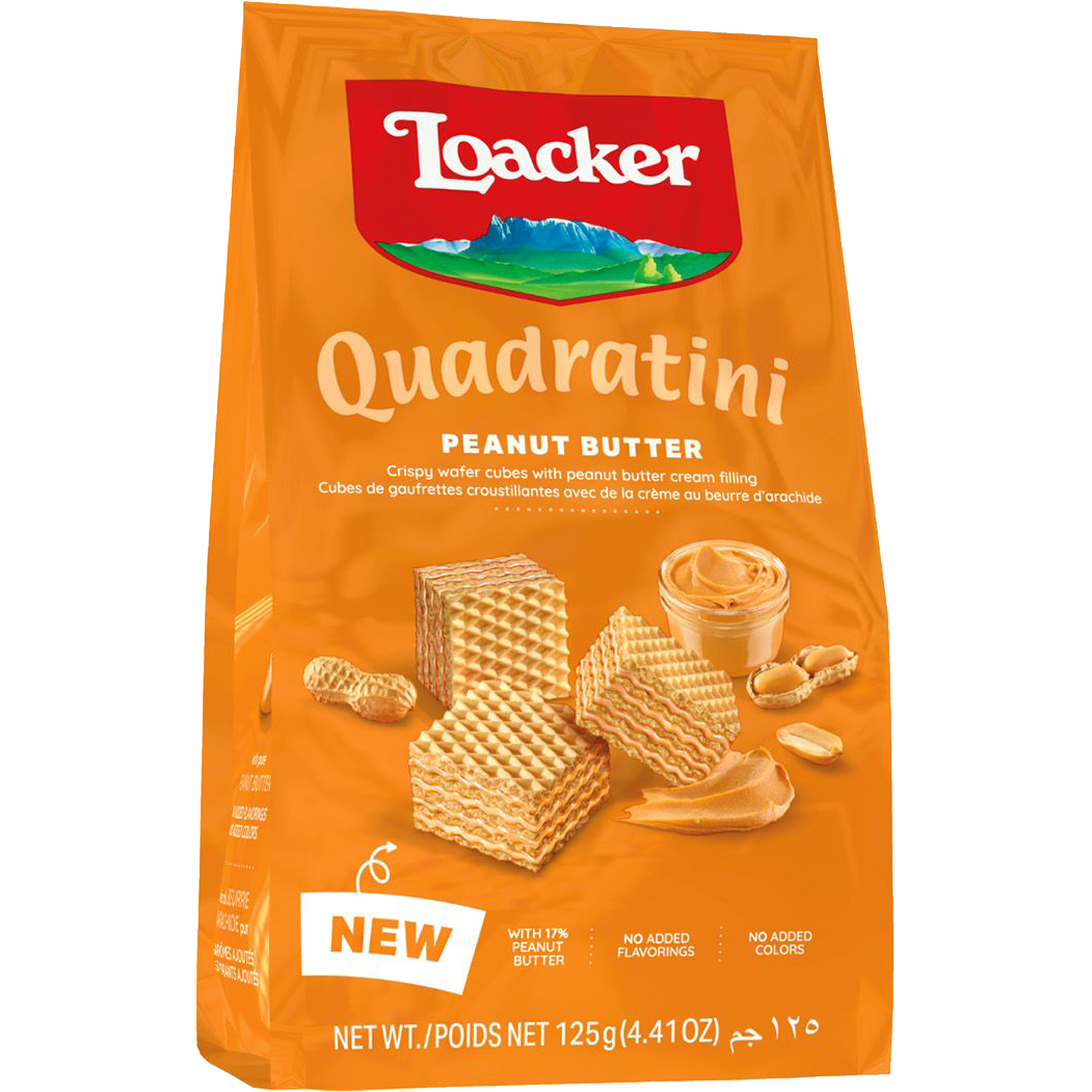 Loacker Quadratini Peanut Butter