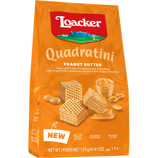 Loacker Quadratini Peanut Butter