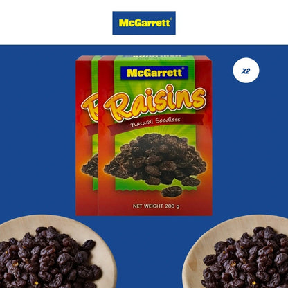 Mcgarrett Black Raisins 200g
