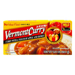 House Vermont Curry Mild 230g dry grocery pack with a colorful curry sauce mix in a sealed package.