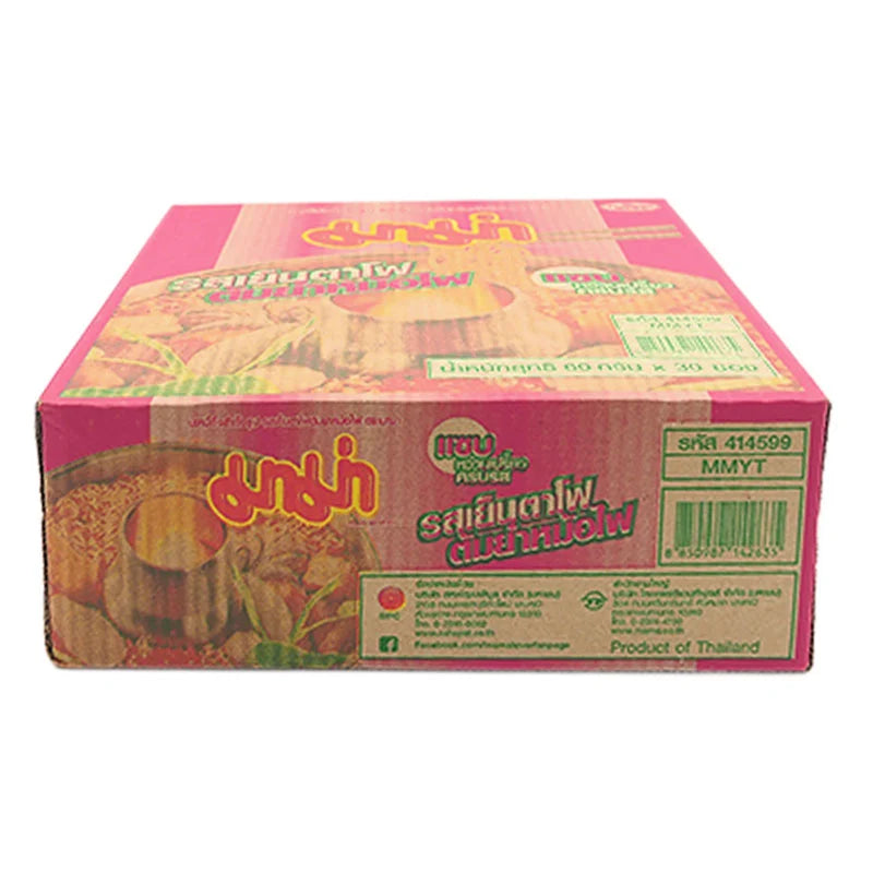 Mama Instant Noodles Yentafo Tom Yum Mohfai 60g x30
