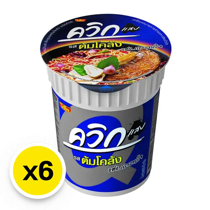 Waiwai Instant Noodles Tom Klong 60g x6