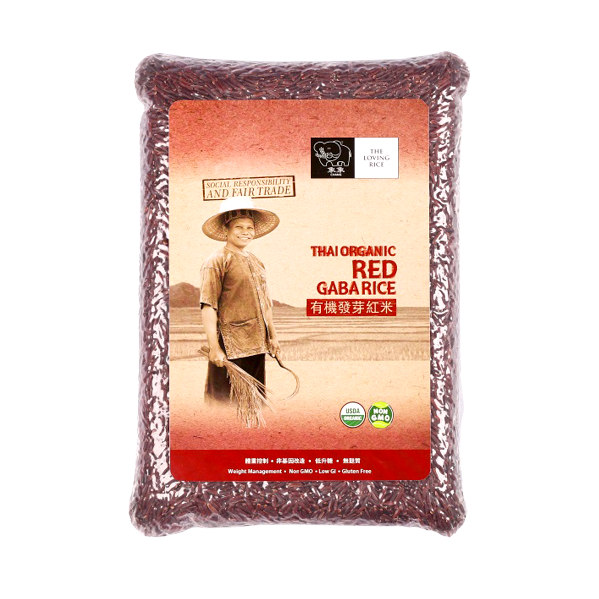 Chang Thai Organic Red Gaba Rice