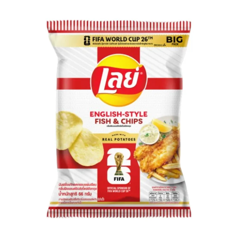 Lays Classic English Fish N Chips 66g x24