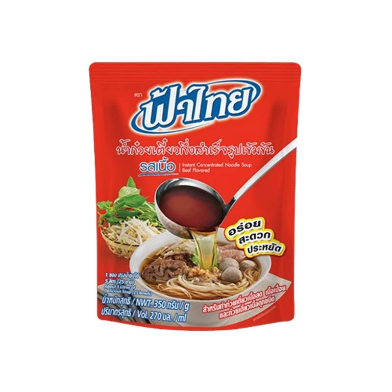 Fathai Instant Concentrated Noodle Soup Beef Flavoured 350g