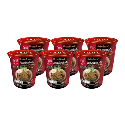 KINDEE Gindee Ready-to-eat Glass Noodle Cup . X6 40g