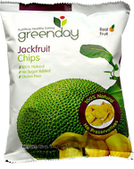 Greenday Jackfruit confectionery snack in a colorful package, showcasing the fruit flavor and brand logo.