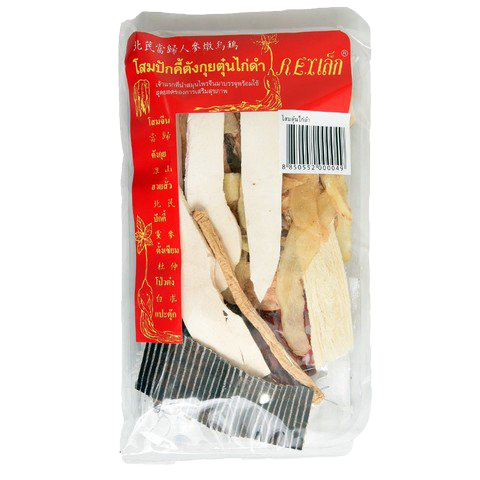 Lek Ginseng Stewed Black Chicken