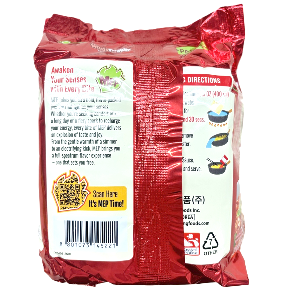 Samyang Mep Gochujang Pad Cha Stir-Fried (Pack.4pcs)
