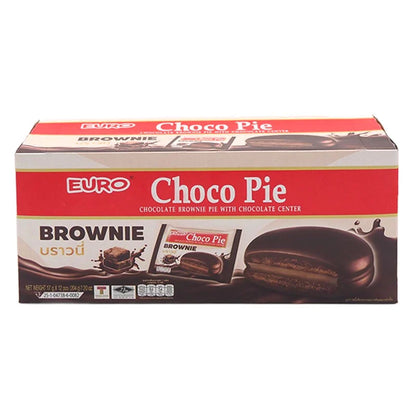 Euro Chocopie Chocolate Brownie 17g x12