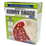 Kikkoman Japanese Curry Mild package showing the jar of mild curry sauce with Japanese cuisine branding.